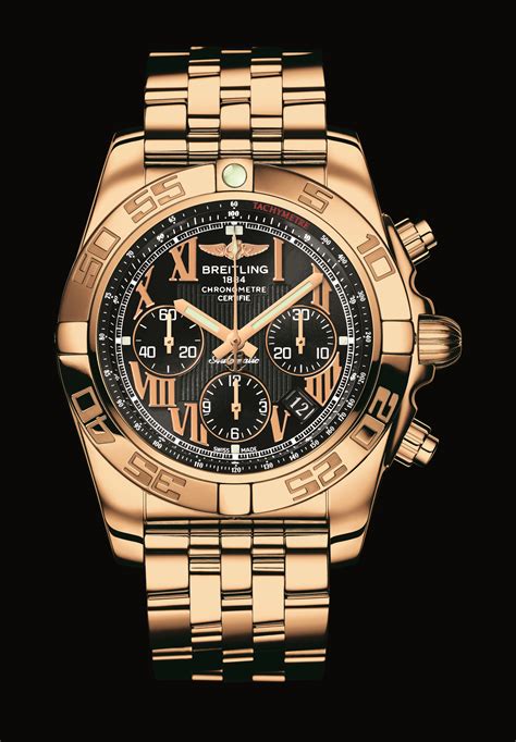 breitling rosegold herren|breitling chronomat 44 rose gold.